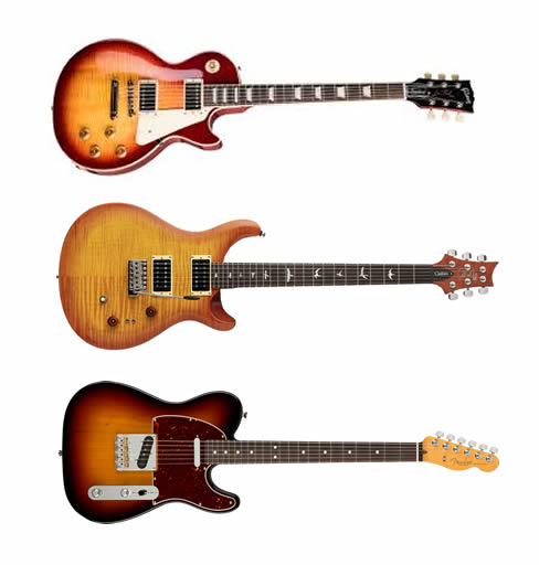 Tres guitarras de Gerardo Cajiga Estrada